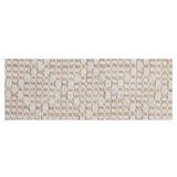 GEX Custom Size Jute Linen Bench Cushion Pads 70D High-Resilience Upholstery Foam