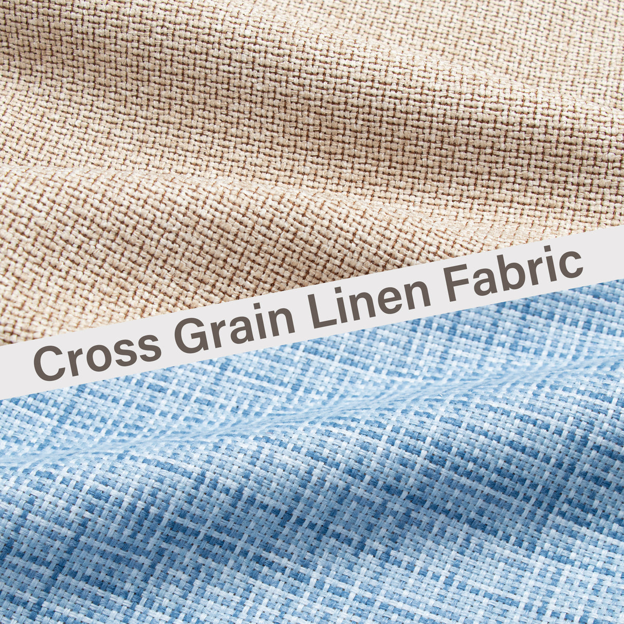 GEX Custom Couch Cross Grain Linen Cushions for Bench Cushion Foam