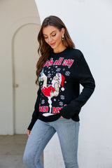 LUBOT 2024 New Ugly Christmas Sweaters for Women Santa