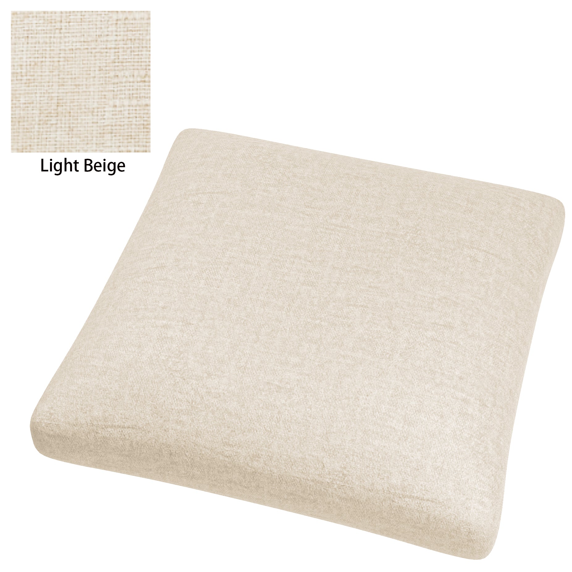 Beige discount bench cushion