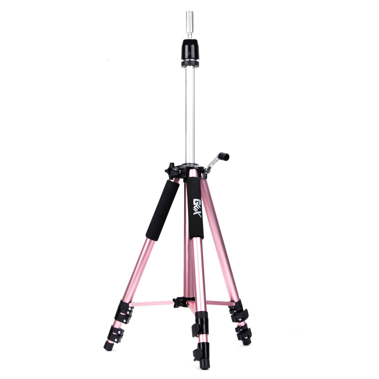 Gex Heavy Duty Wig Head Mannequin Tripod Rose Color