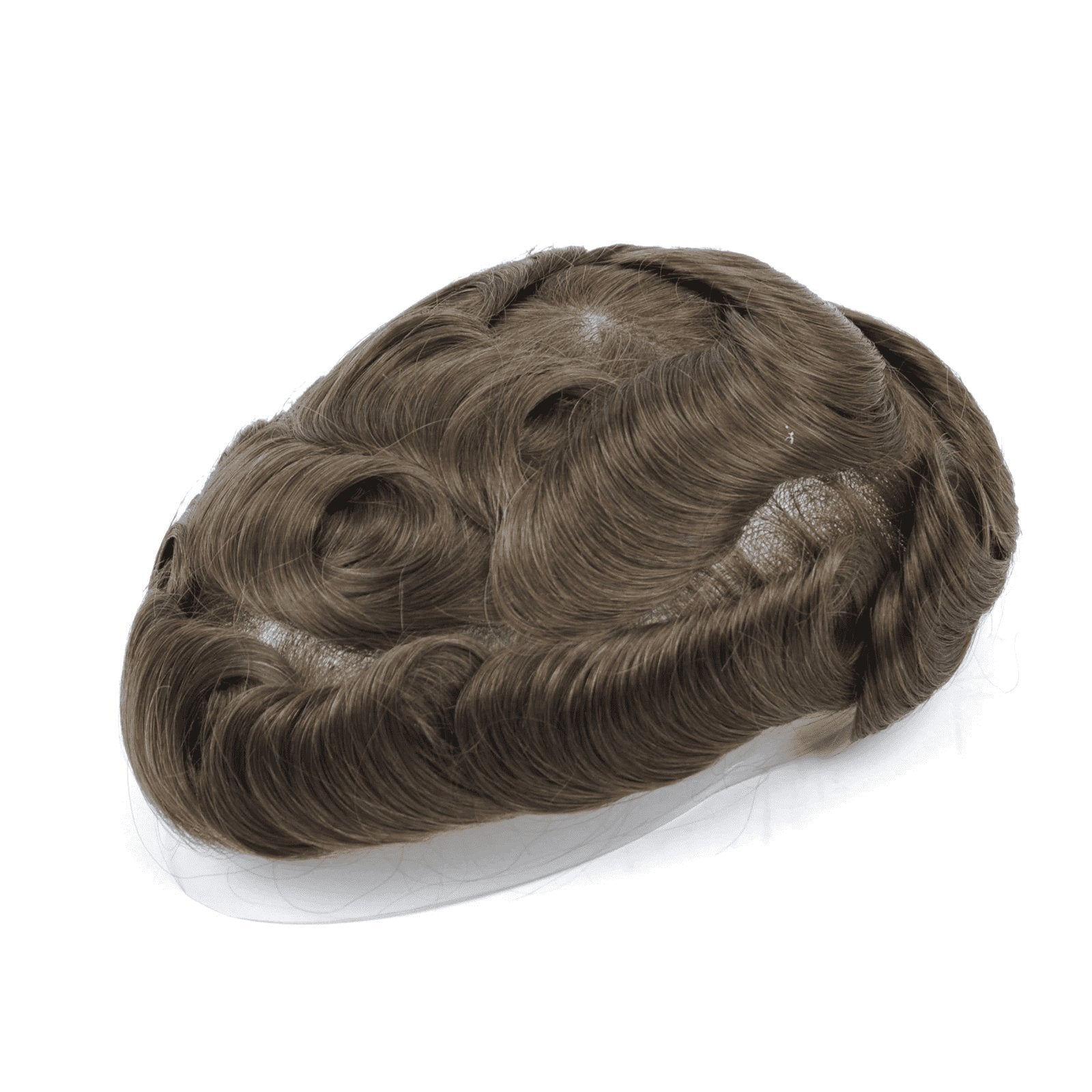 GEX Mens Toupee Hairpiece SWISS LACE Hair Systems Bleached Knots