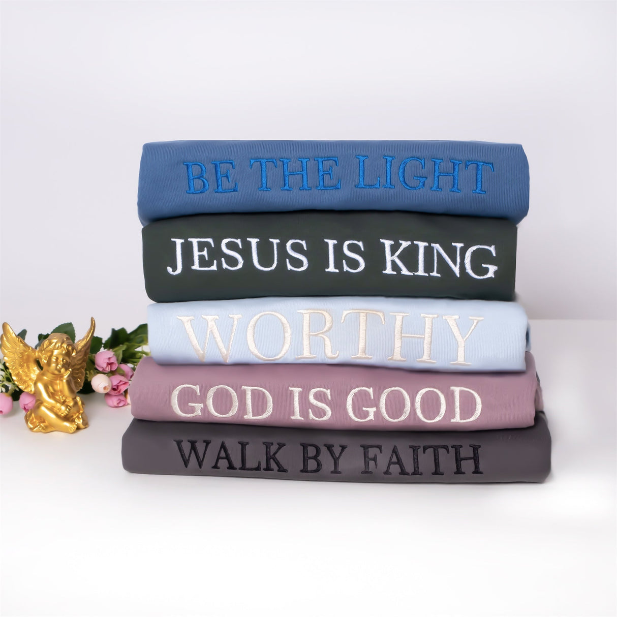 GEX Personalized Christian Sweatshirt with Bible Verses for Christians - GexWorldwide