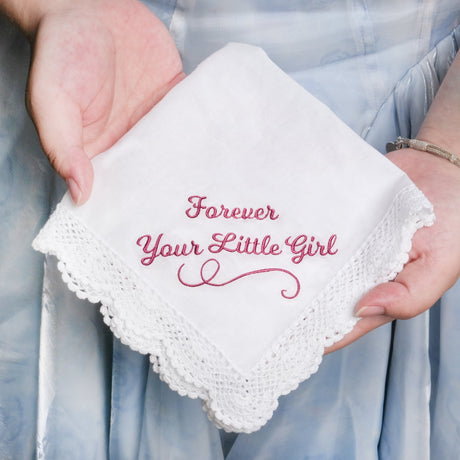 GEX Personalized Embroidered Wedding Handkerchief - GexWorldwide