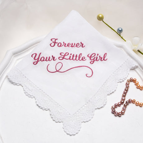 GEX Personalized Embroidered Wedding Handkerchief - GexWorldwide