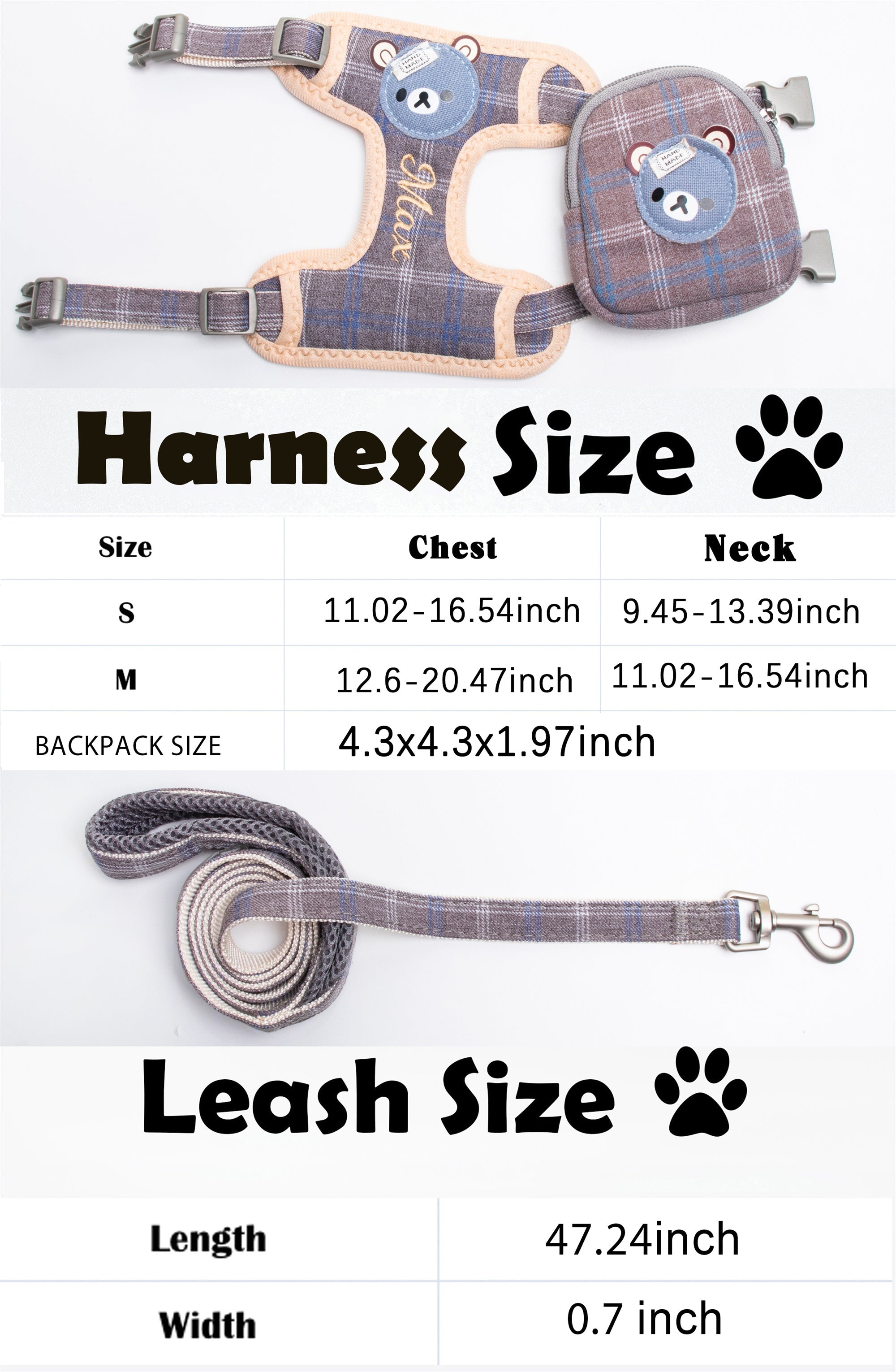 Personalized cat harness hotsell