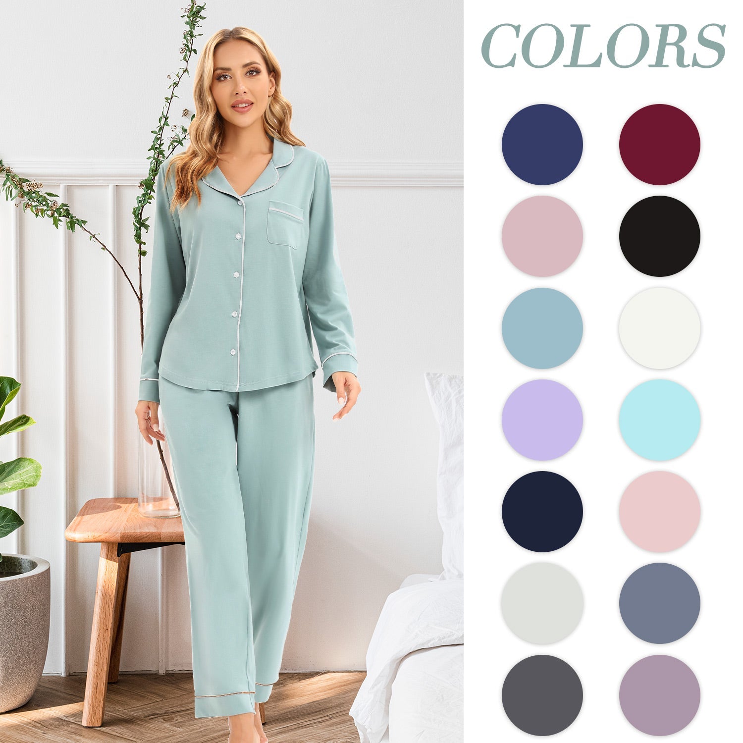 Fashion cotton sleepwear