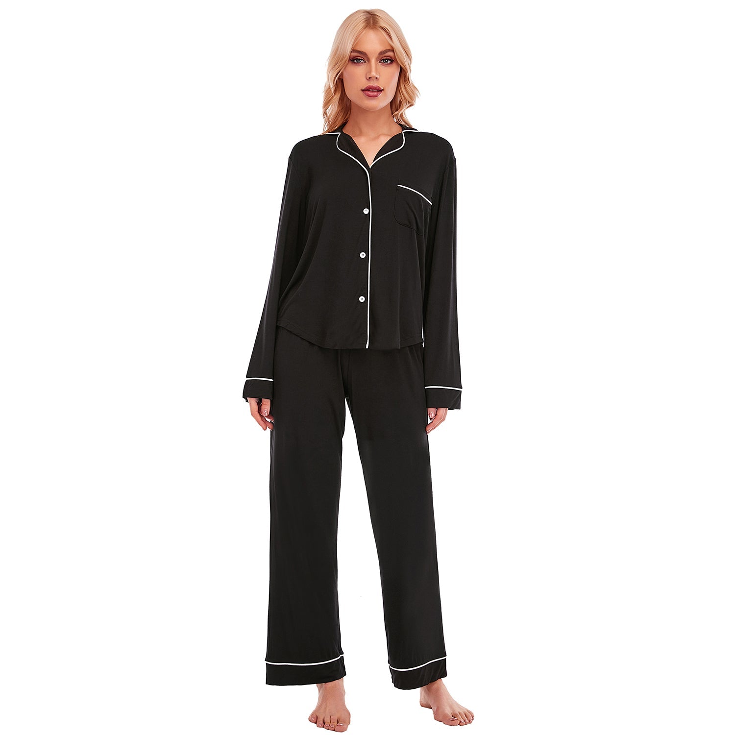 LUBOT Women's Modal Pajamas Set Two-piece PJ Set - Gexworldwide