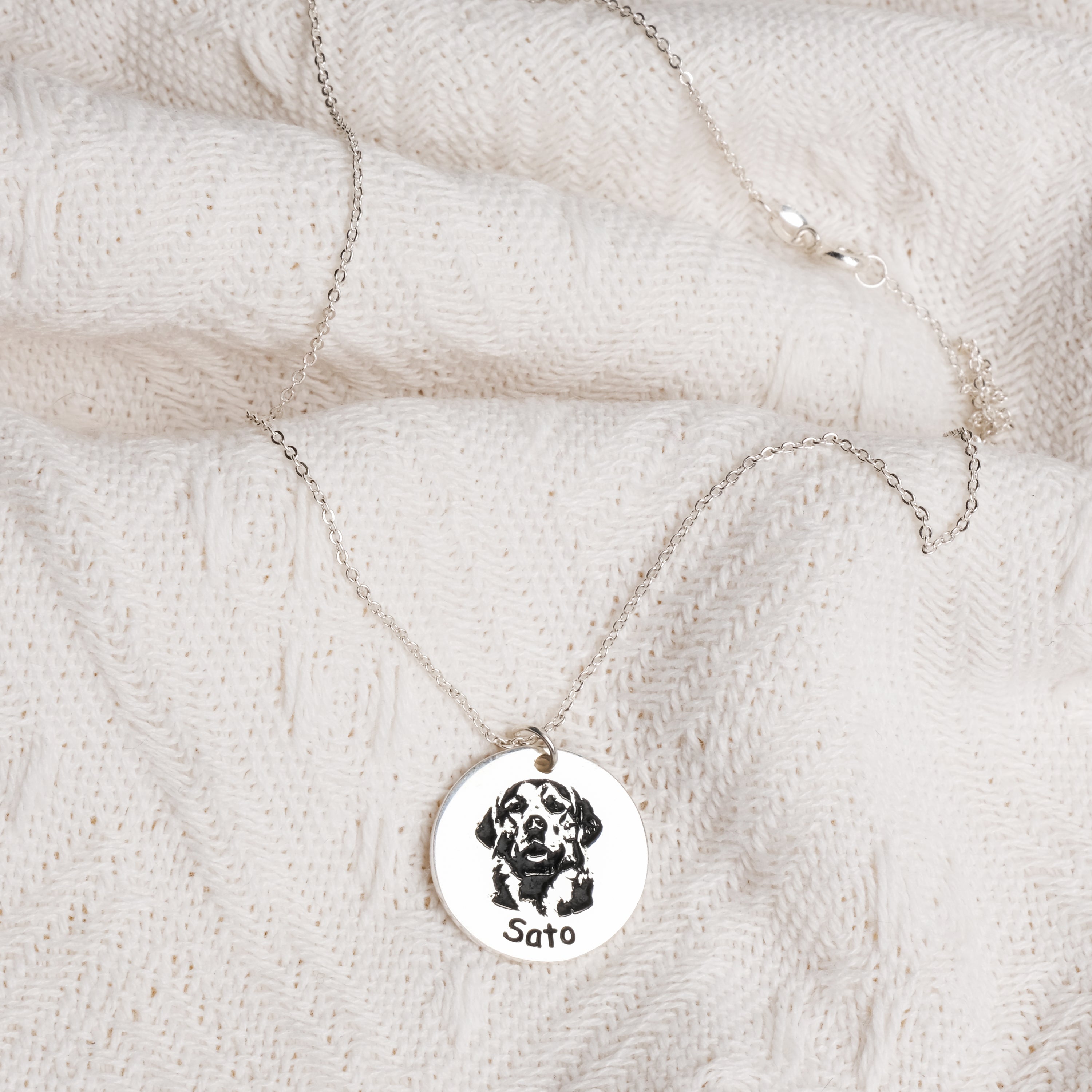 Personalized pet memorial necklace best sale