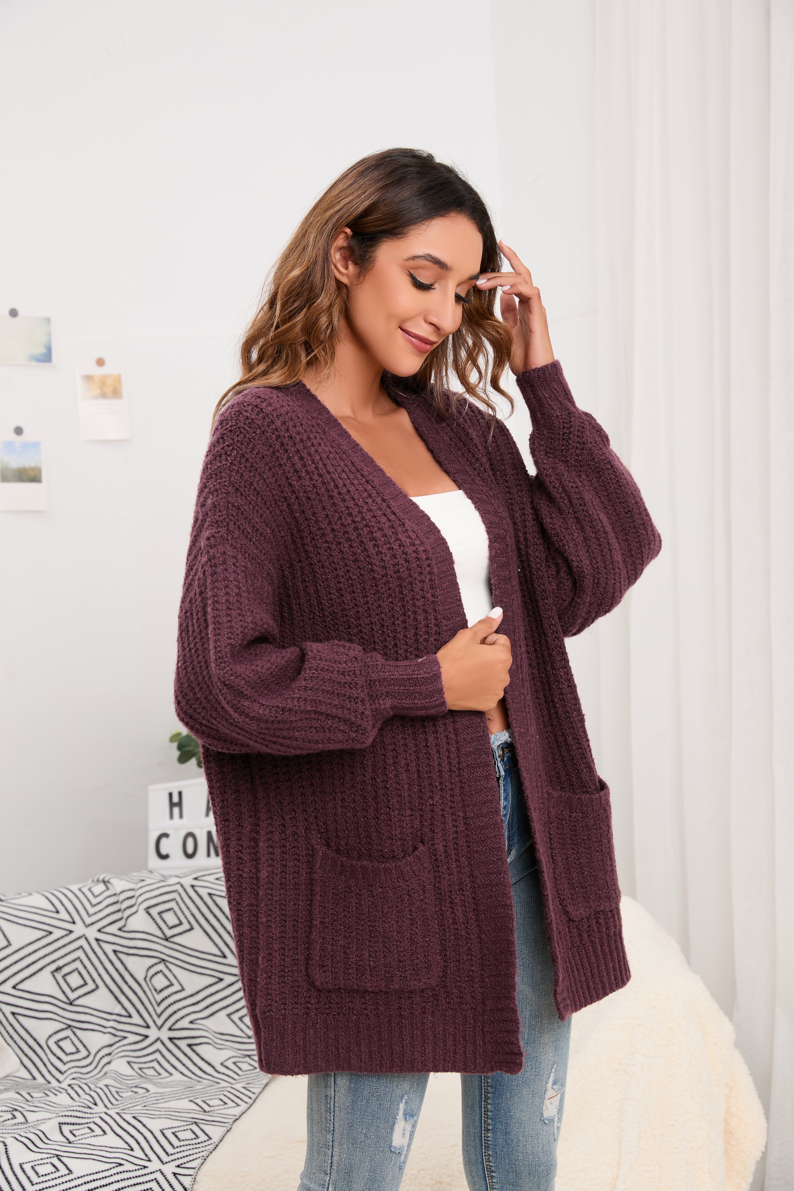 Chunky sweater coat best sale